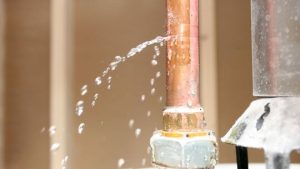 Old household plumbing pipes requiring replacement